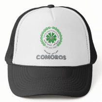 Comoros Coat of Arms Mesh Hats