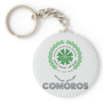 Comoros Coat of Arms Keychain