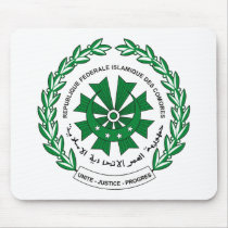 Comoros Coat of Arms Mousepad