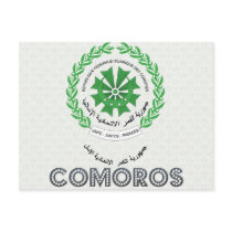 Comoros Coat of Arms Postcards