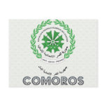 Comoros Coat of Arms Postcards