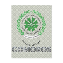 Comoros Coat of Arms Post Cards