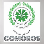 Comoros Coat of Arms Posters