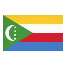 Comoros – Comoran Flag Photograph