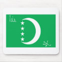 Comoros Flag (1996) Mousepad