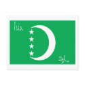 Comoros Flag (1996) Postcard