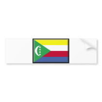 Comoros Flag bumper stickers by jacinto888 Comoros Flag bumper stickers