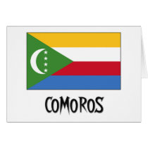 Comoros Flag cards