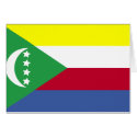 Comoros Flag cards by coolcountry Comoros Flag cards