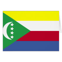 Comoros Flag cards by coolcountry Comoros Flag cards