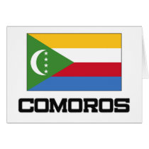 Comoros Flag cards