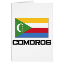 Comoros Flag cards
