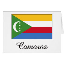 Comoros Flag Design cards