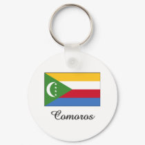 Comoros Flag Design keychains