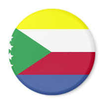 Comoros Flag Fridge Magnet