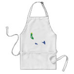 Comoros Flag Map full size aprons