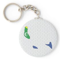 Comoros Flag Map full size Keychains