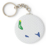 Comoros Flag Map full size Keychains