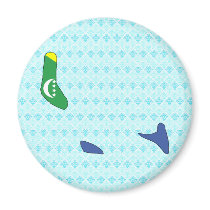Comoros Flag Map full size Refrigerator Magnet