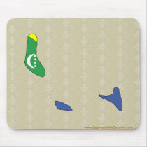 Comoros Flag Map full size Mousepad