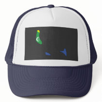Comoros flag map hats