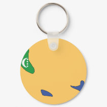 Comoros flag map keychains