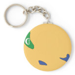 Comoros flag map key chains