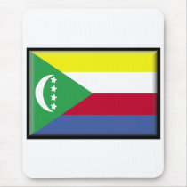 Comoros Flag mousepads
