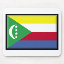 Comoros Flag mousepads