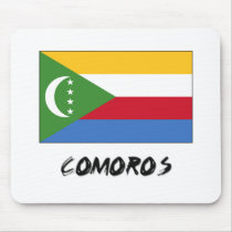 Comoros Flag mousepads