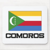 Comoros Flag mousepads