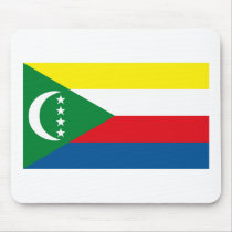 Comoros Flag Mousepad