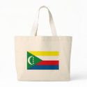 Comoros Flag Tote Bag by FlagTshirts Comoros Flag Tote Bag