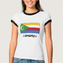 Comoros Flag t-shirts by flagshirt Comoros Flag t-shirts