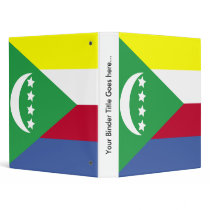 Comoros High quality Flag Binder