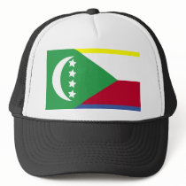 Comoros High quality Flag Mesh Hats