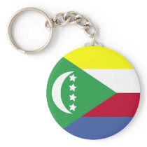 Comoros High quality Flag Keychain