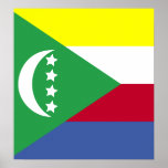 Comoros High quality Flag Posters