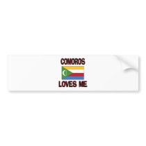 Comoros Loves Me bumper stickers by flagshirt Comoros Loves Me bumper stickers