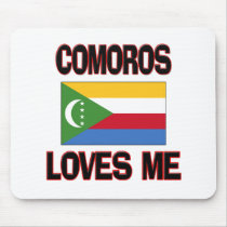 Comoros Loves Me mousepads