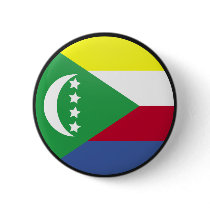 Comoros quality Flag Circle Pins