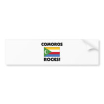 Comoros Rocks bumper stickers by flagshirt Comoros Rocks bumper stickers