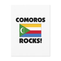 Comoros Rocks postcards