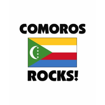 Comoros Rocks T Shirts by flagshirt