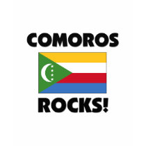 Comoros Rocks t-shirts by flagshirt Comoros Rocks t-shirts