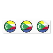 Comoros Roundel quality Flag Bumper Sticker