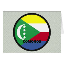 Comoros Roundel quality Flag Cards