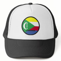 Comoros Roundel quality Flag Hat