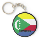 Comoros Roundel quality Flag Keychains