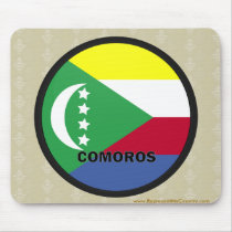 Comoros Roundel quality Flag Mousepad